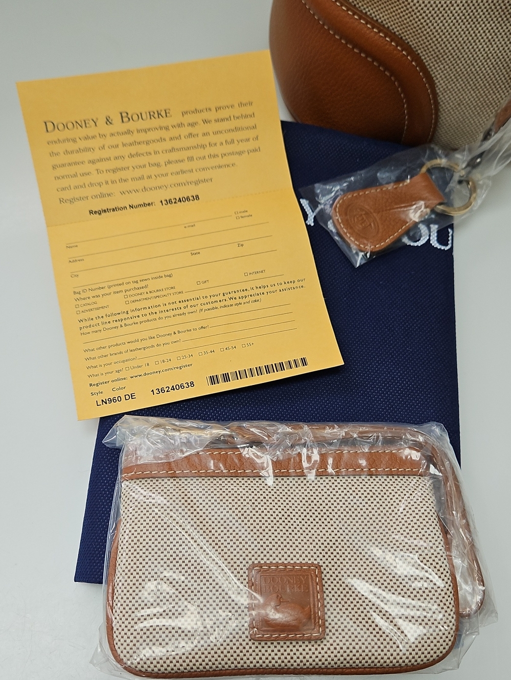 Dooney & Bourke Desert Canvas Hobo  Bag - NWT - Picture 16 of 16